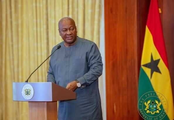 Mahama swears in constitutional review committee members