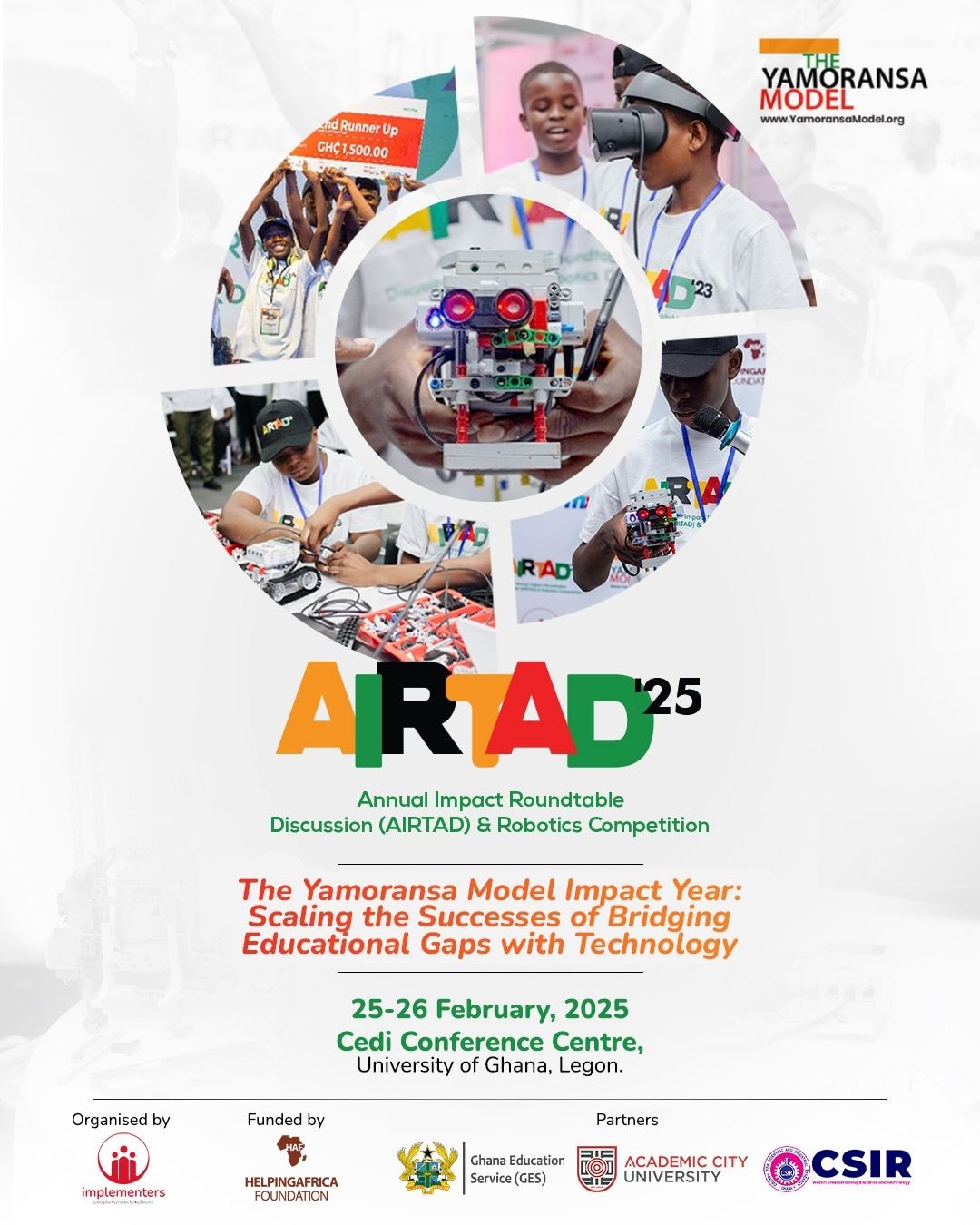Yamoransa Model Labs Program announces fourth annual impact roundtable discussion and robotics competition