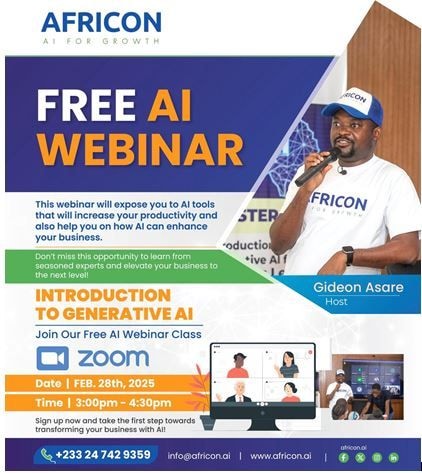 Africon to host free AI training