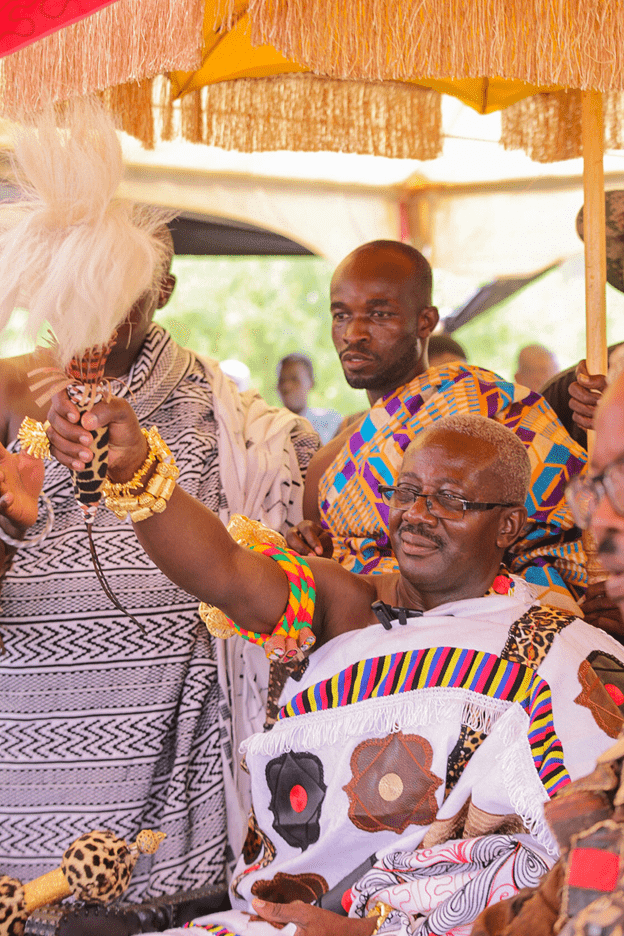 Kwahuman outdoors Daasebre Akuamoah Boateng III in nobility