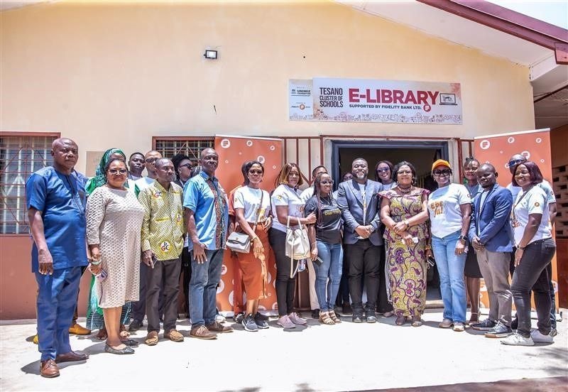 Fidelity Bank opens E-Library for Tesano Cluster of Schools