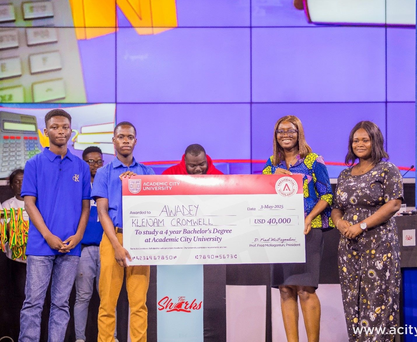 Brilliant PRESEC-Legon student receives full scholarship from Academic City