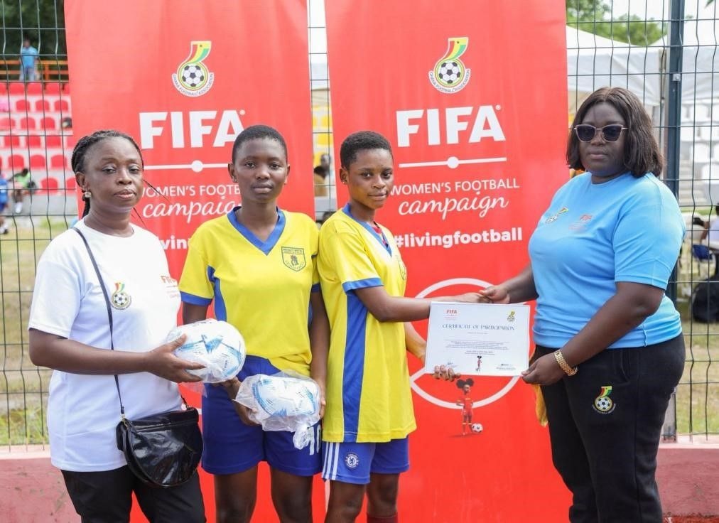 320 school girls in Koforidua benefit from ‘FIFA Women's Football’ campaign 2025
