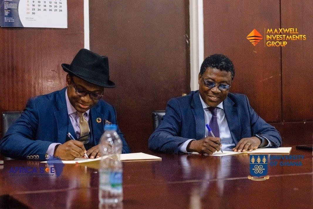 UG, Maxwell Investments Group & Africa School of Entrepreneurship sign MoU
