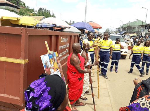 TNMA receives skip refuse containers from Gold Fields Foundation