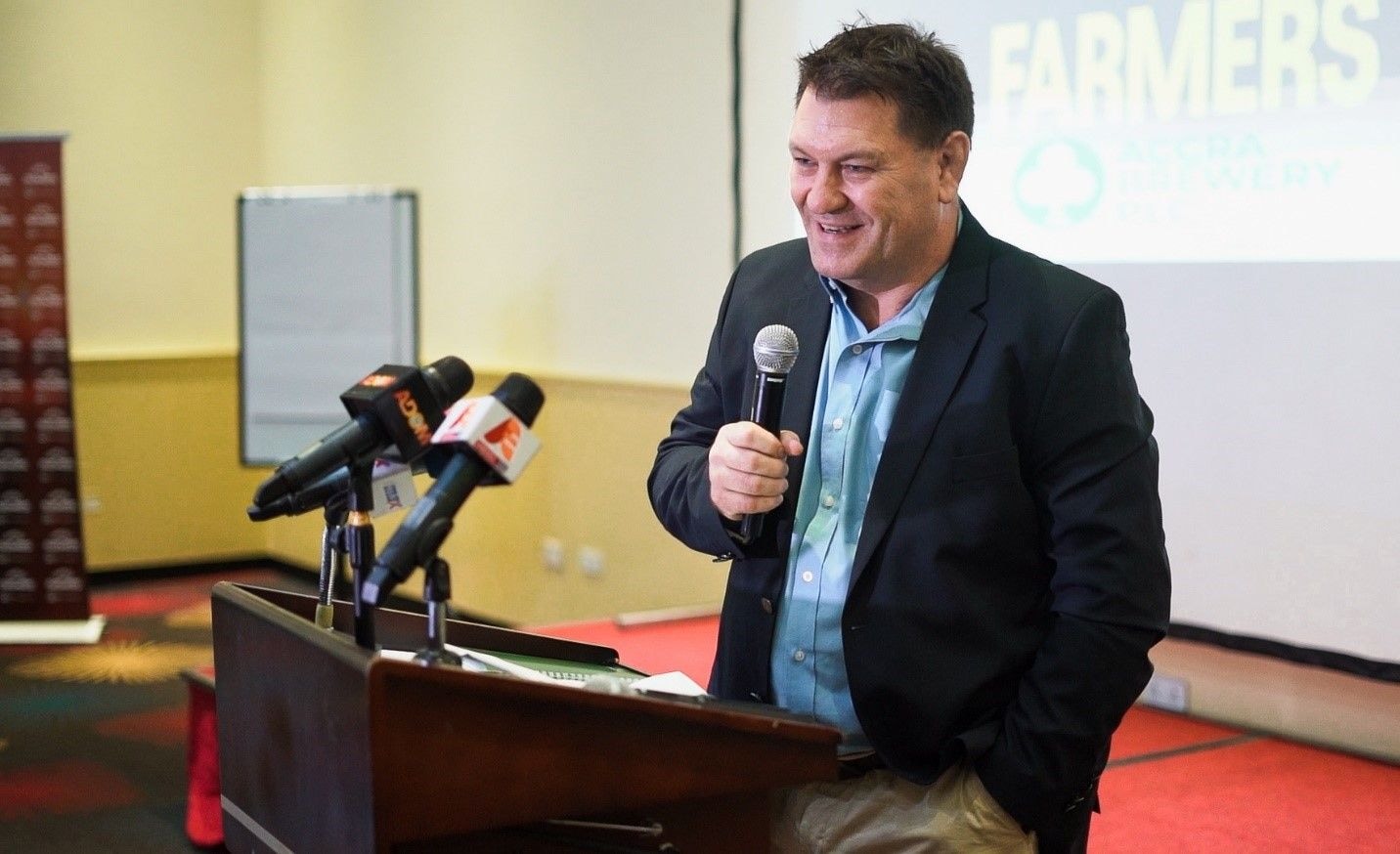 Accra Brewery celebrates farmer partnerships at "Farm to Brew" event