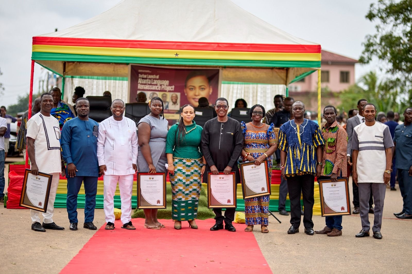 Ahanta West MP, Mavis Kuukua Bissue, brings Ahanta language to the classroom