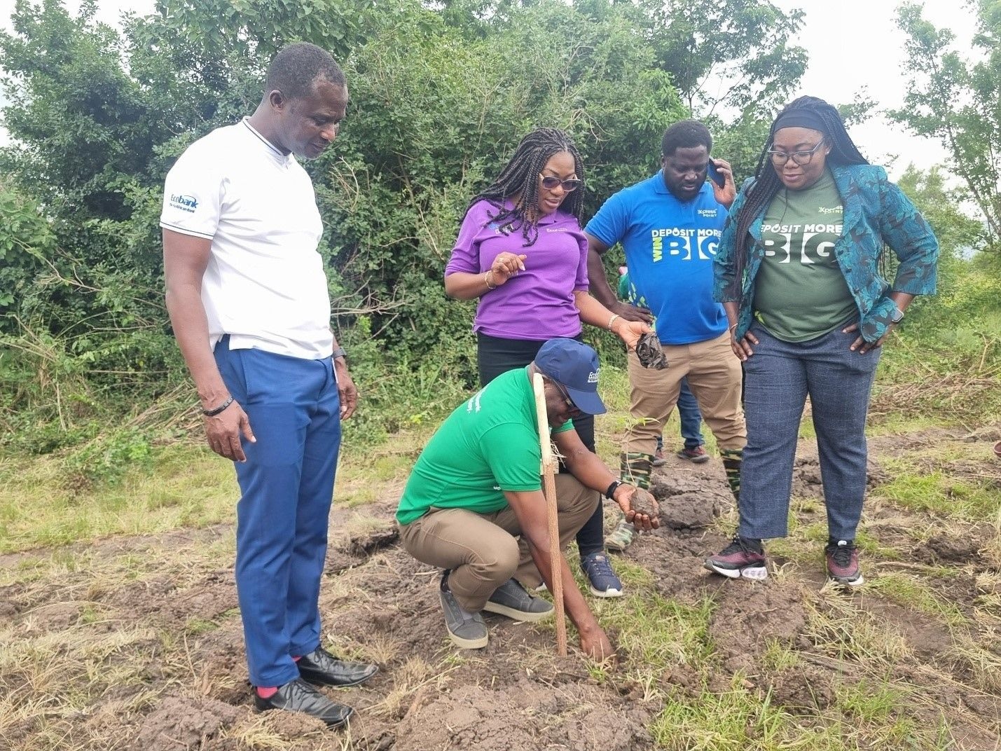 Ecobank culminates 2025 World Environment Day activities, plants 4,500 trees