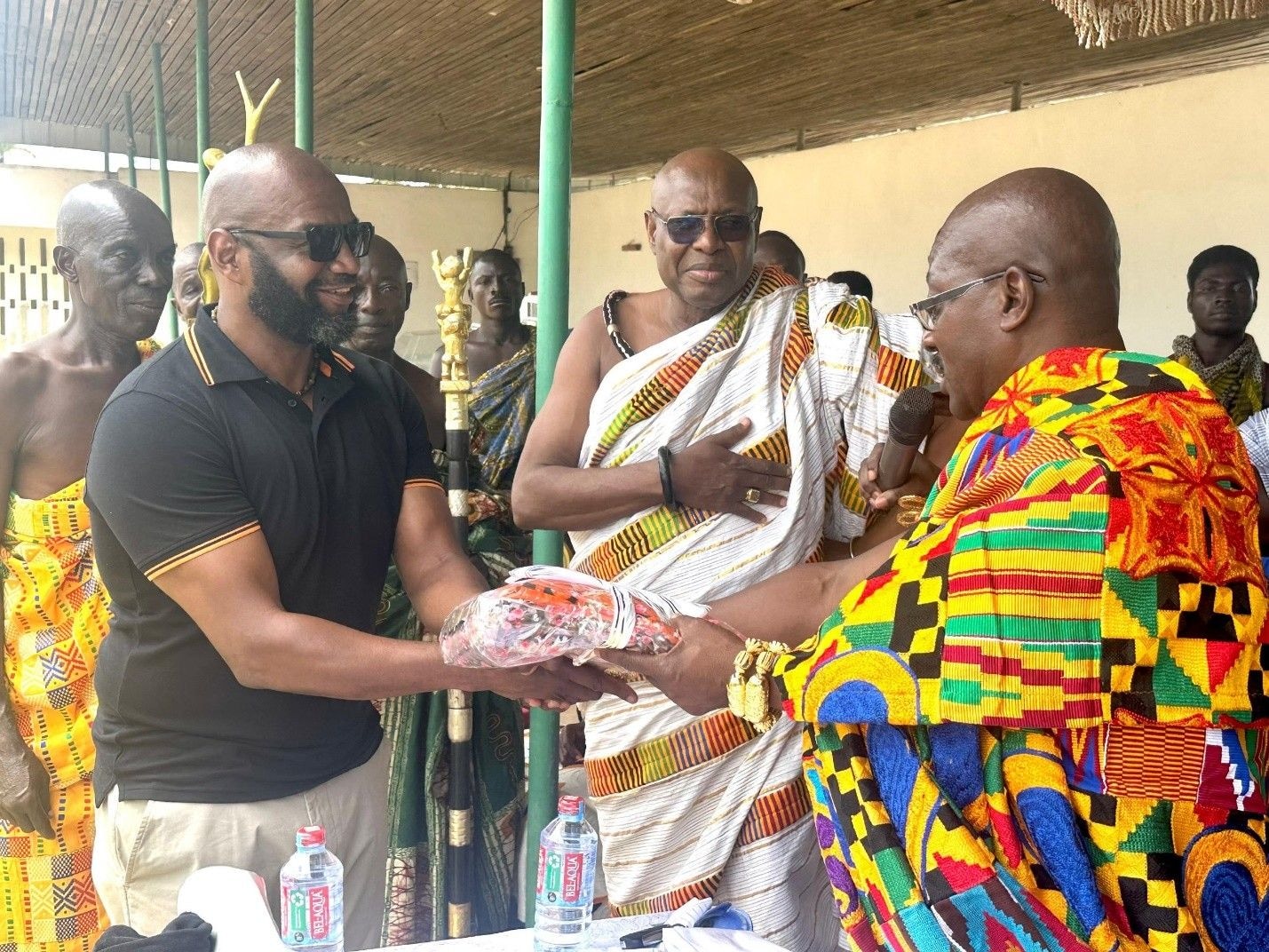 A royal gesture, Daasebre Akuamoah Boateng III donates lifesaving equipment to 3 hospitals