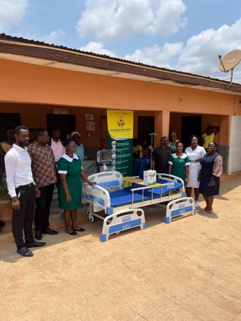 ASA Savings and Loans donates medical equipment to Abuakwa Polyclinic