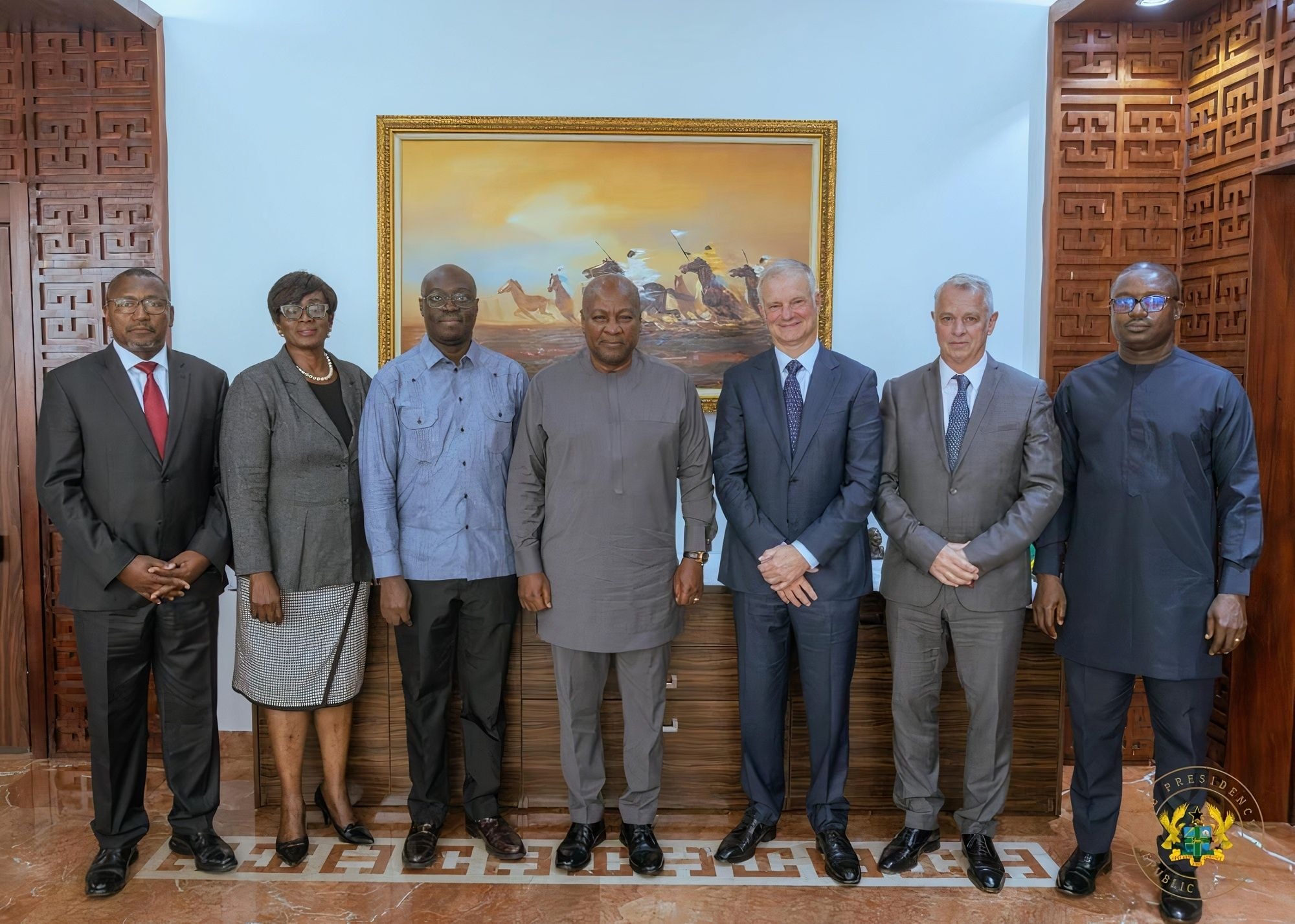 New Tullow CEO meets President John Mahama