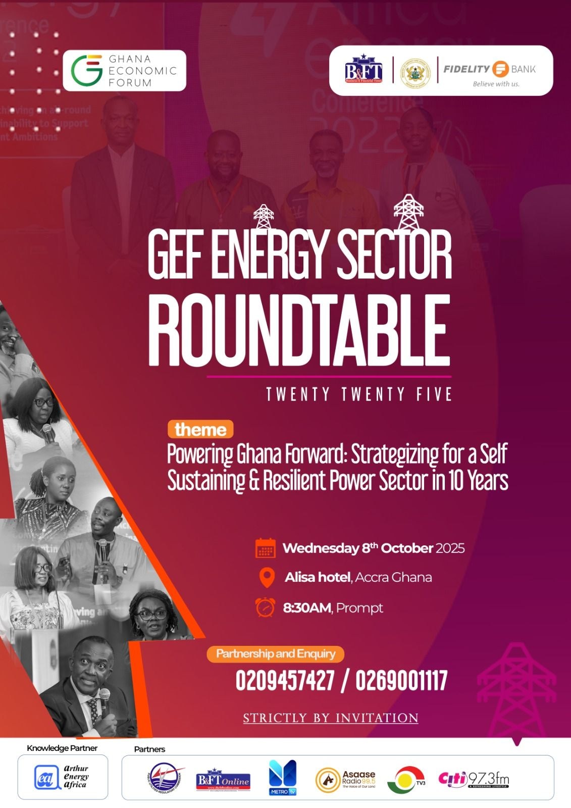 Energy leaders to chart path for sustainable power sectorat pre-GEF roundtable