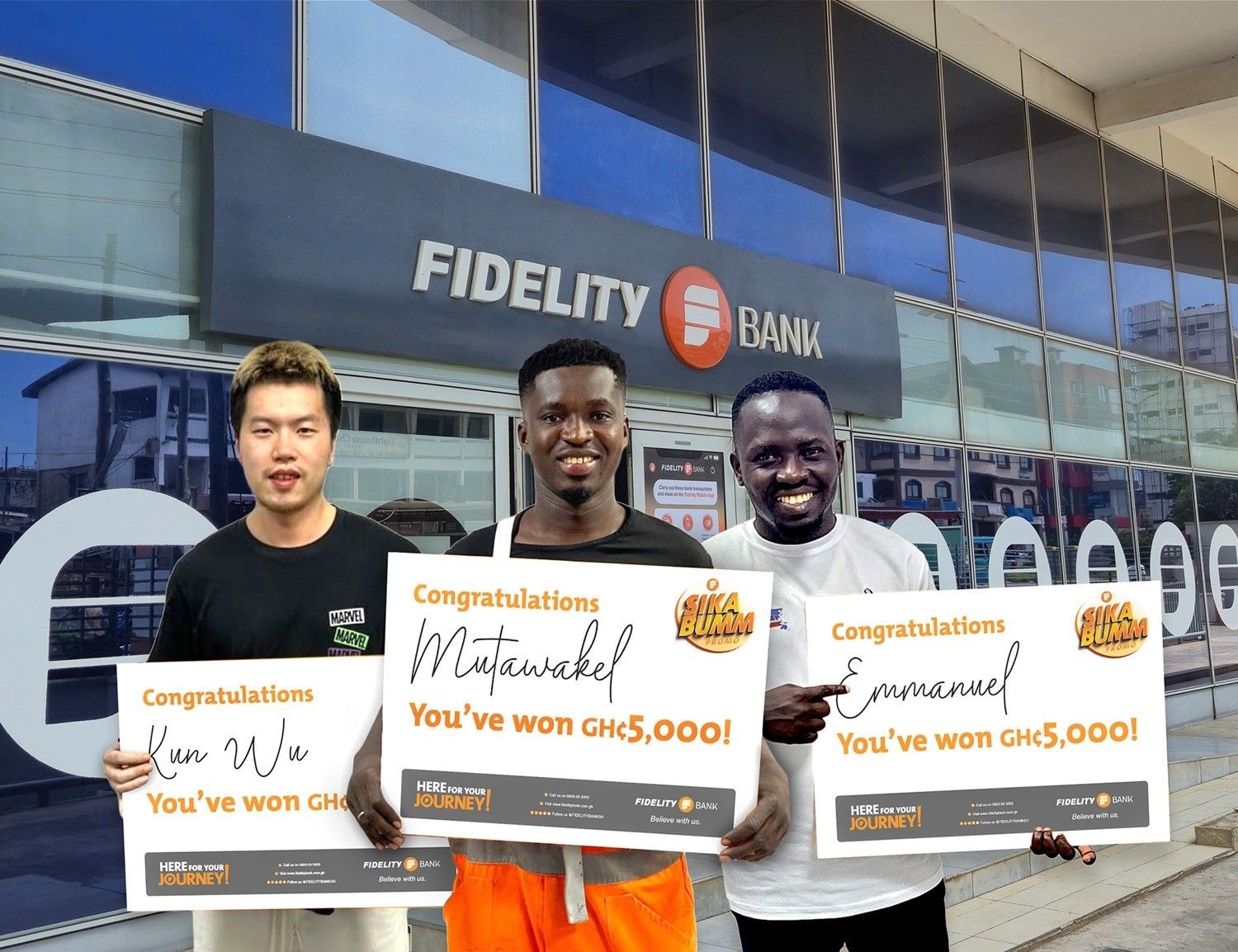 10 customers benefit from Fidelity Bank’s ‘Sika Bumm Reloaded’ draw