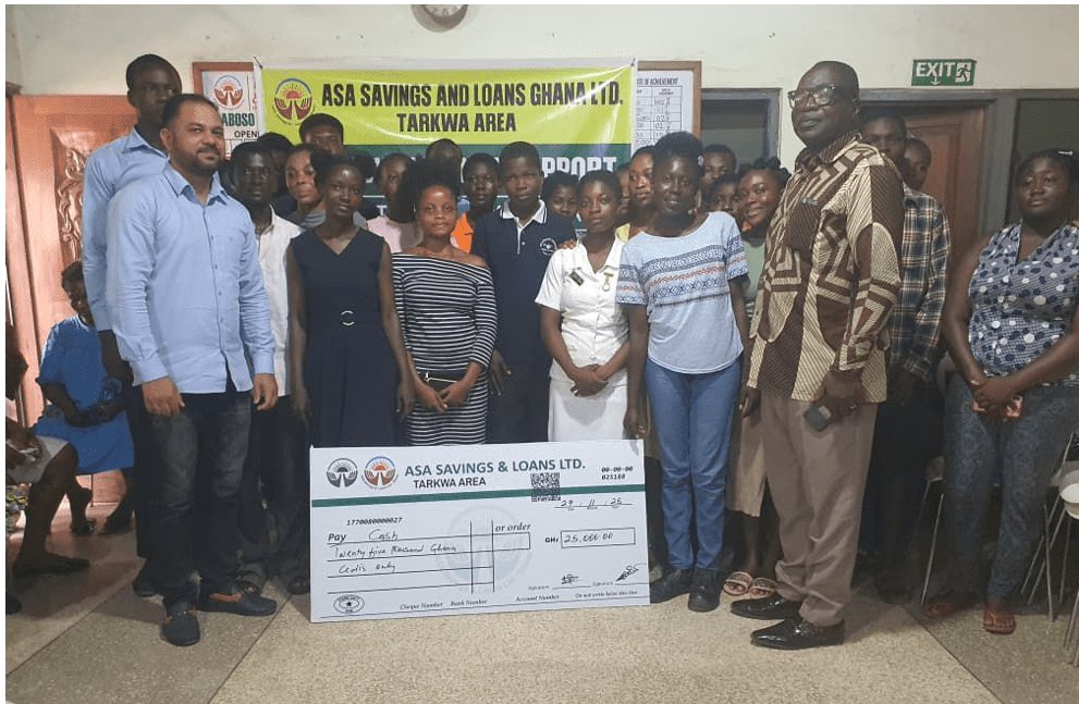 ASA Savings and extends educational support to 25 students at Tarkwa