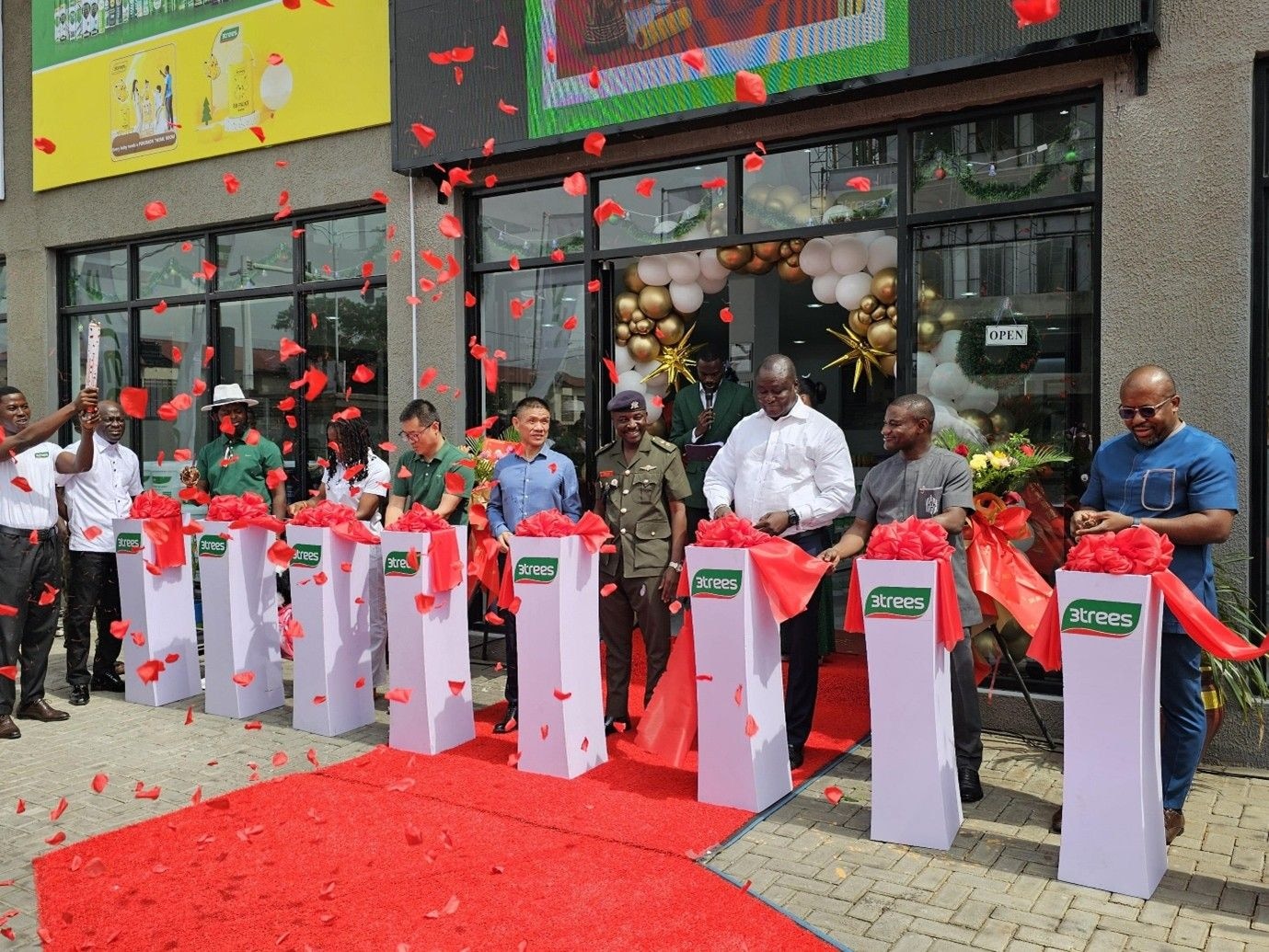 Chinese paint giant 3trees opens first African showroom in Accra