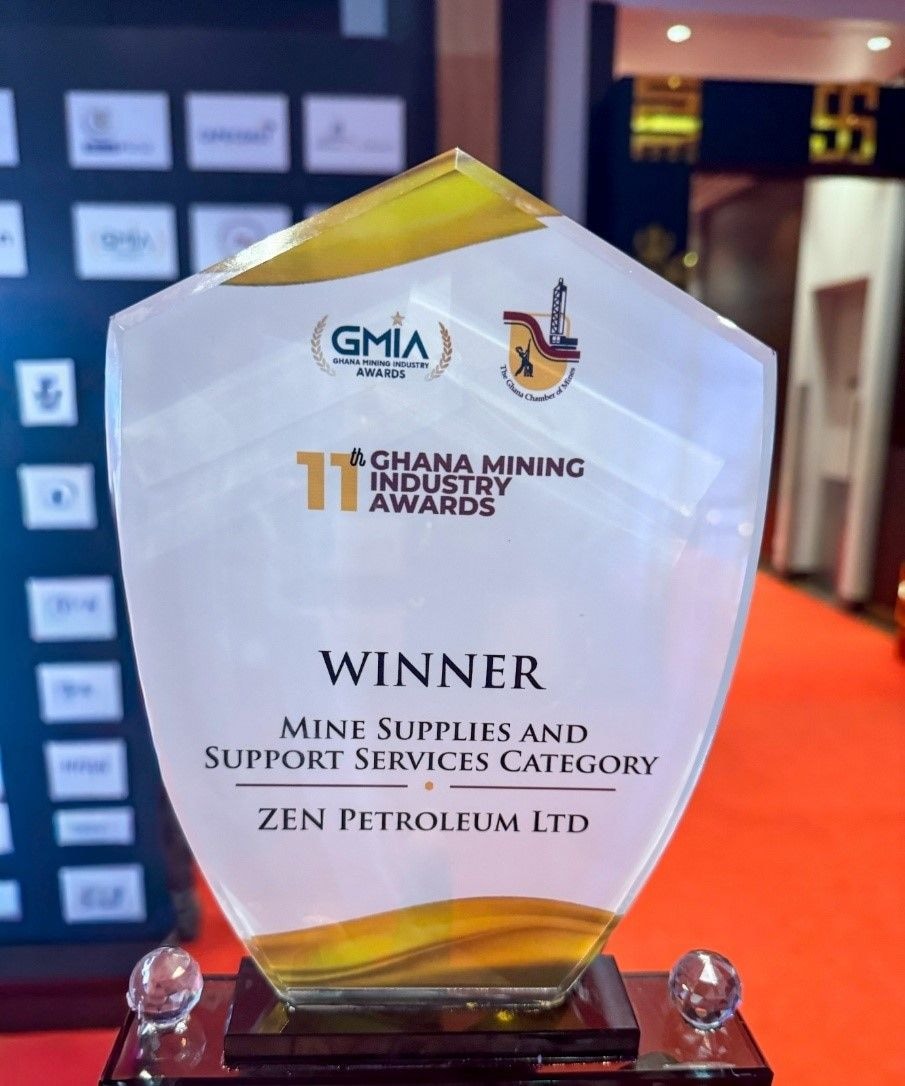 ZEN Petroleum wins best mining supplier at 11th GMI Awards