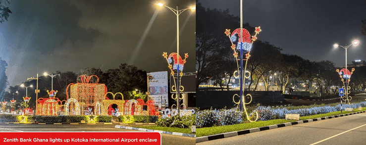 Zenith Bank lights up Airport enclave, Zenith Heights for Christmas