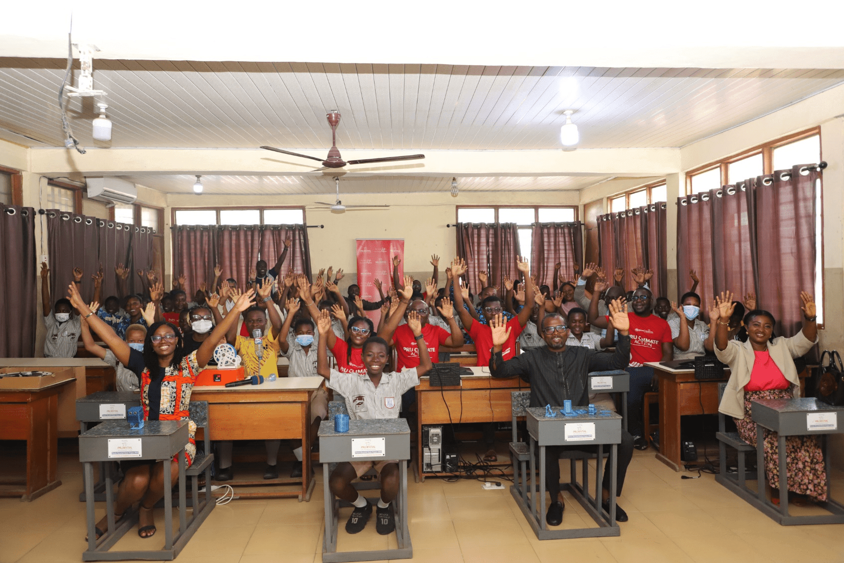 From waste to purpose: Prudential Life advances no-plastic-use agenda with plastic recycled desk project