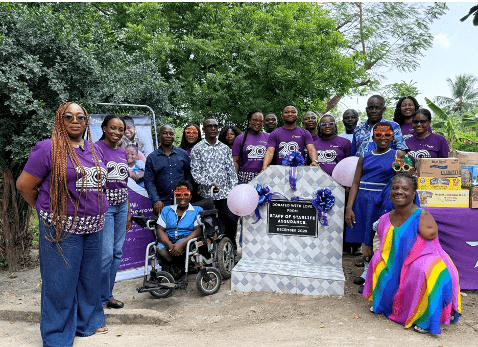 StarLife Assurance inaugurates mechanized borehole for Precious Feet International