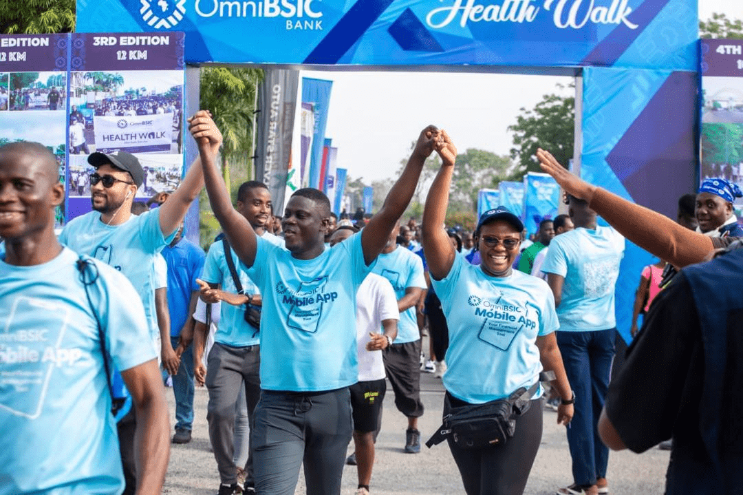 10th edition OmniBSIC Bank health walk draws thousands