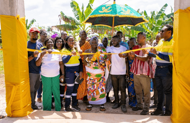 Gold Fields Foundation hands over water system to Mehuntem community