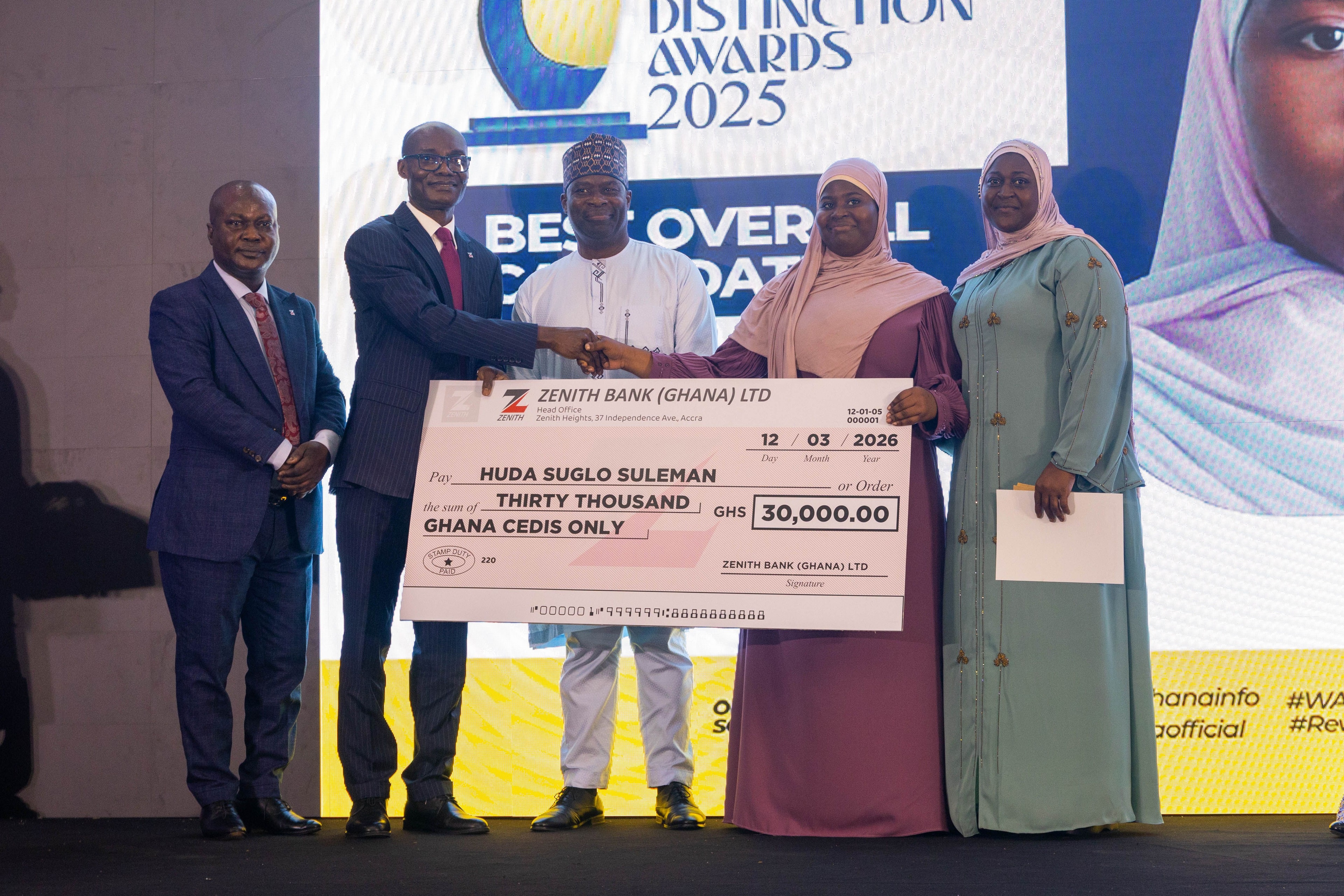 Empowering Excellence: Zenith Bank rewards top WASSCE performer