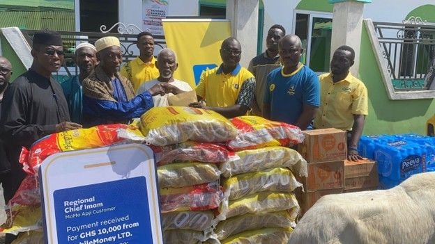 MTN Ghana donates to muslim community in the W/Region