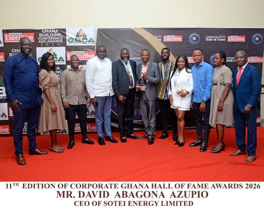 Sotei Energy CEO honoured at 11th Corporate Ghana Hall of Fame Awards
