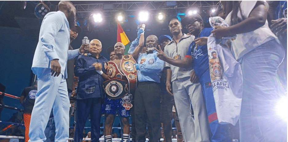 Allotey demolishes Erastus to clinch WBA Africa crown