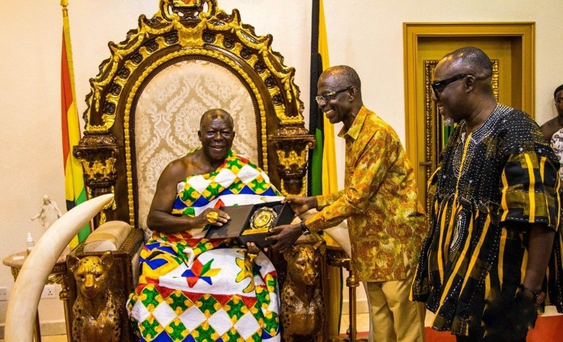 Otumfuo urges gov’t to expedite work on Boankra Inland Port project