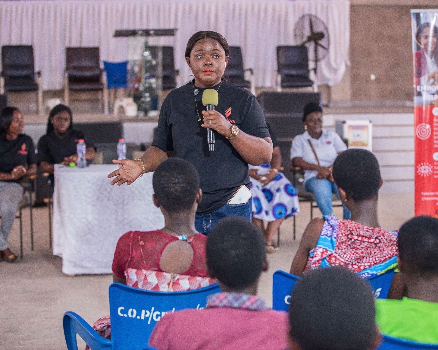 Chalom Hights empowers female BECE candidates at Ashiaman Gbitsele