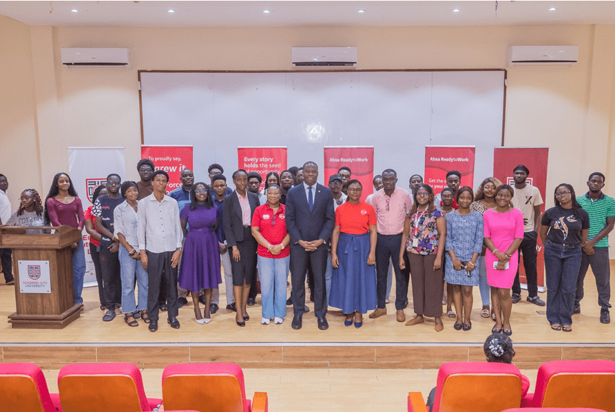 Absa Bank engages Academic City students on career development and financial literacy