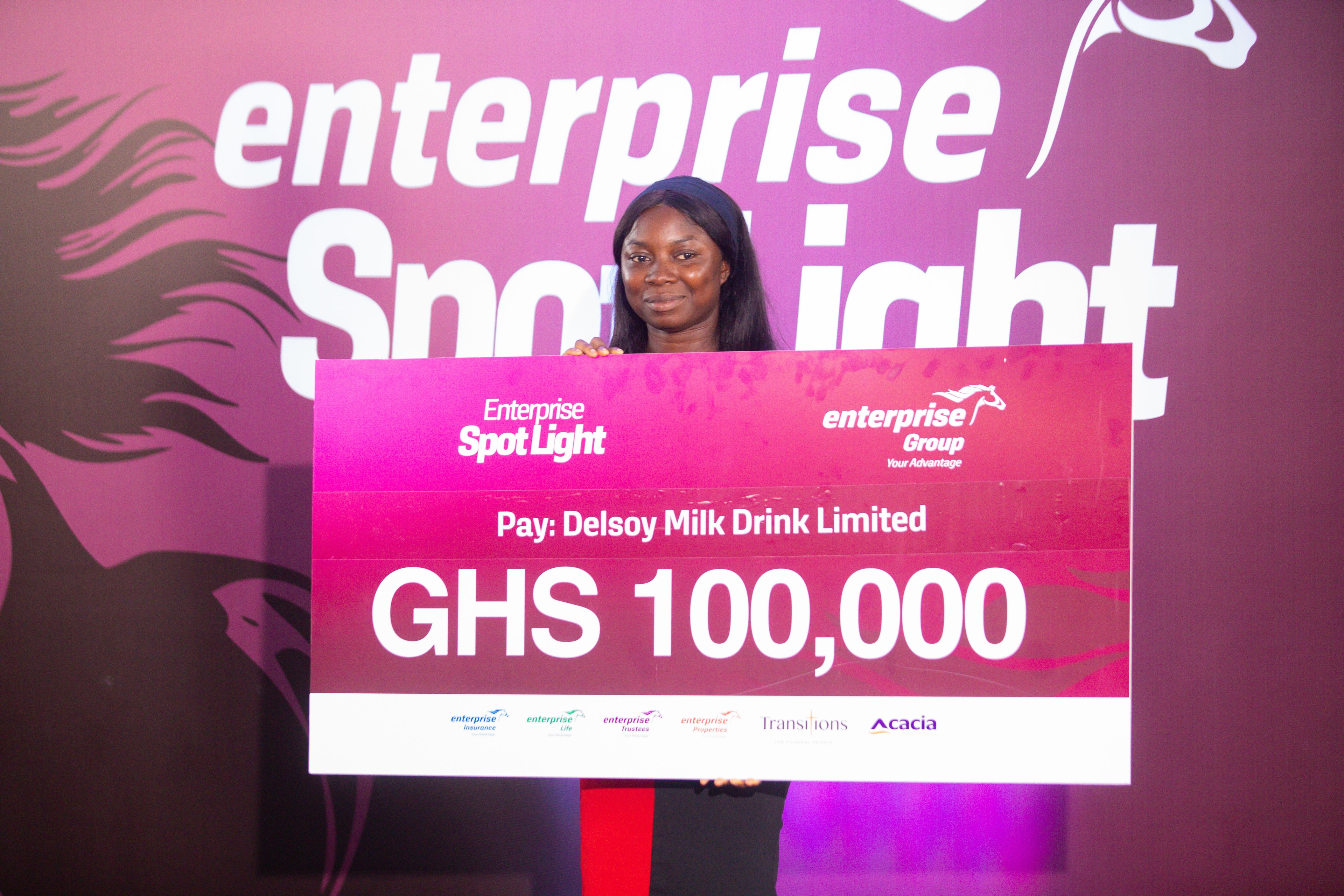 Bridget Eshun wins GHȼ100,000 Grand Prize at Enterprise Spotlight challenge