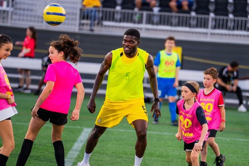 Thomas Partey inspires Rhode Island children through ‘FIFA-WHO Be Active’ campaign
