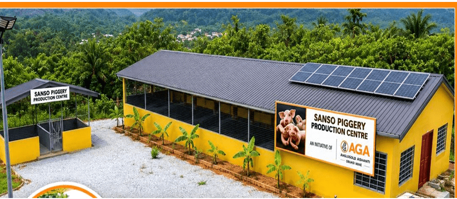 AGA invests GH¢2.86m in piggery centre