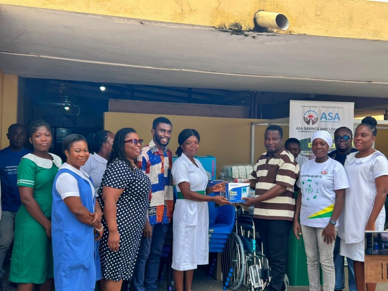 Kwesimintsim gov’t hosp. receives support from ASA Savings