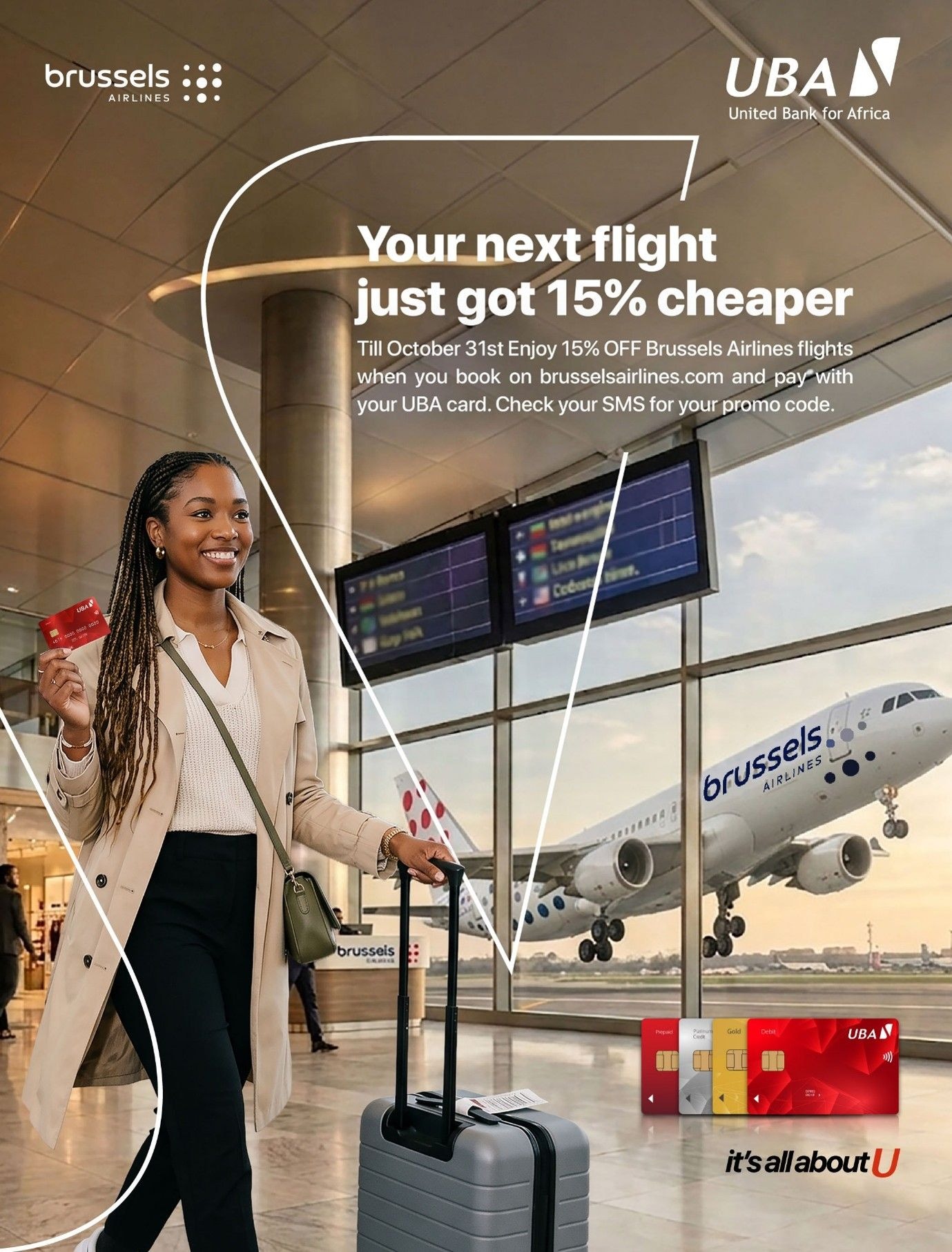 UBA launches World Cup & Summer Travel campaign with exclusive 15% discounts on Brussels Airlines
