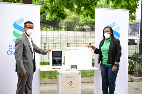 Stanchart donates to KCCR and Department of Child Health K’bu