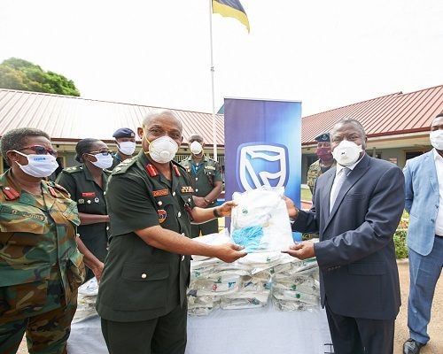 Stanbic donates test kits, PPE to GHS, Cardio and 37 Military Hospital