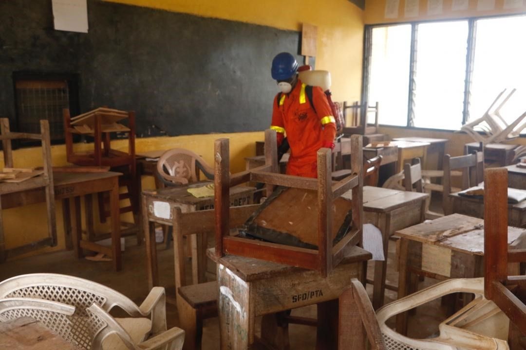 Ahafo Region SHSs benefit from disinfection against COVID-19