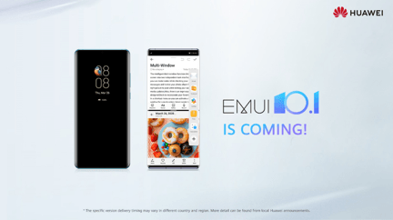 Huawei officially announces EMUI 10.1 update schedule