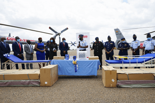 GLICO Group supports Ghana Air Force to flatten the COVID-19 curve