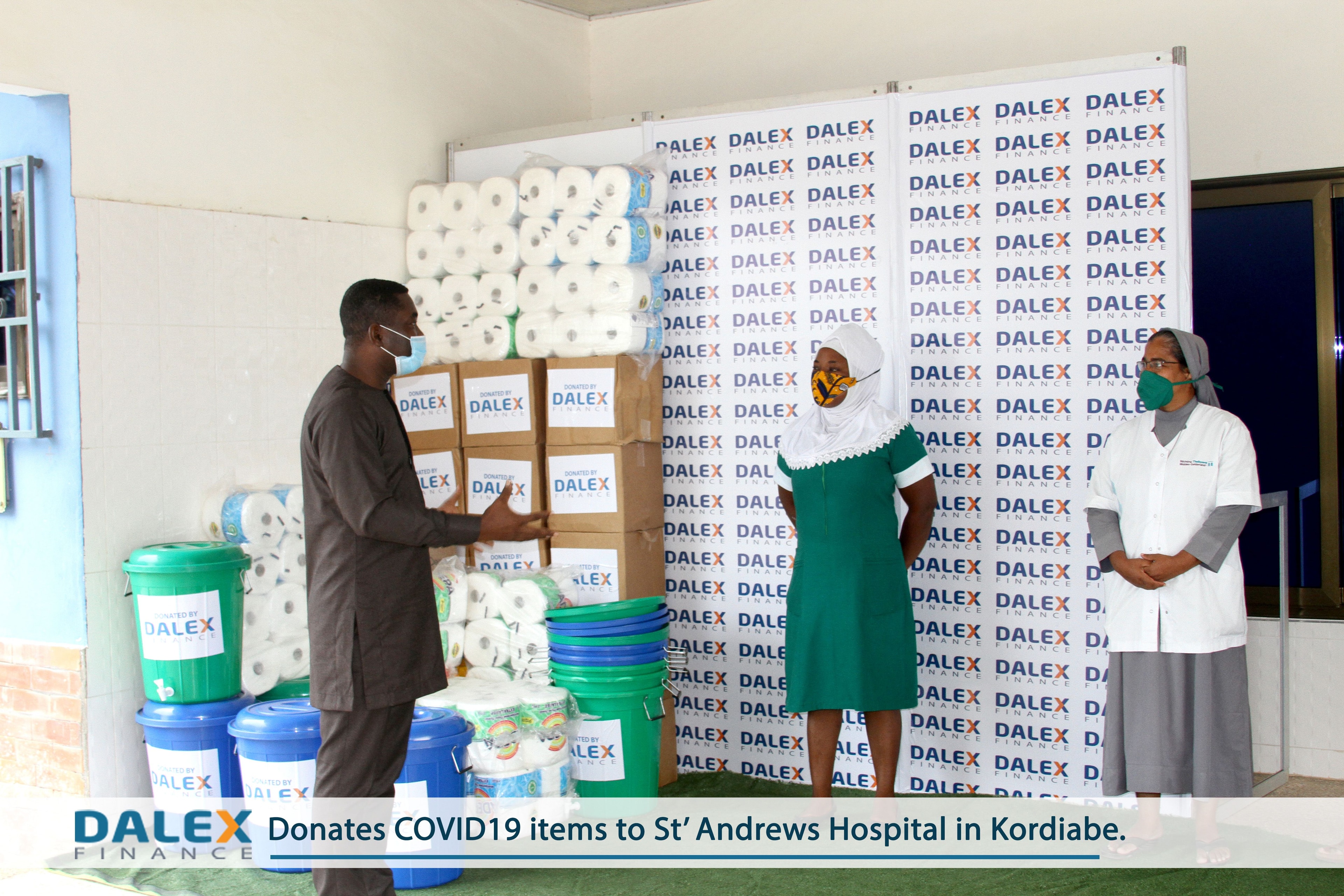 Dalex Finance donates to St. Andrews Catholic Hospital, Kordiabe