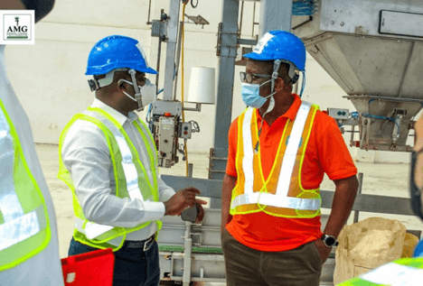 Ecobank boss tours AMG’s ultra-modern factory