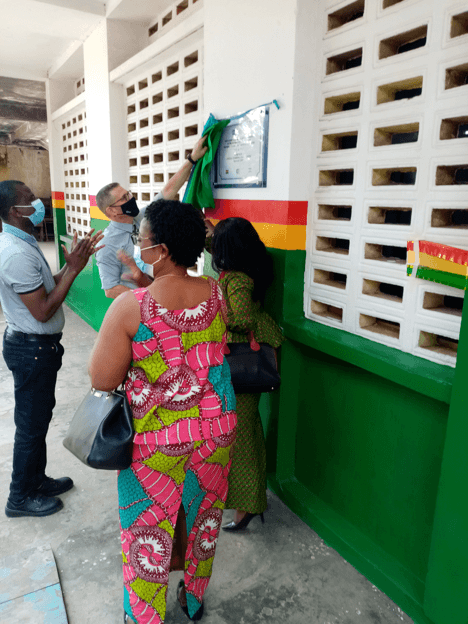 Overseas Commerce hands over refurbished office to Tema West NCCE
