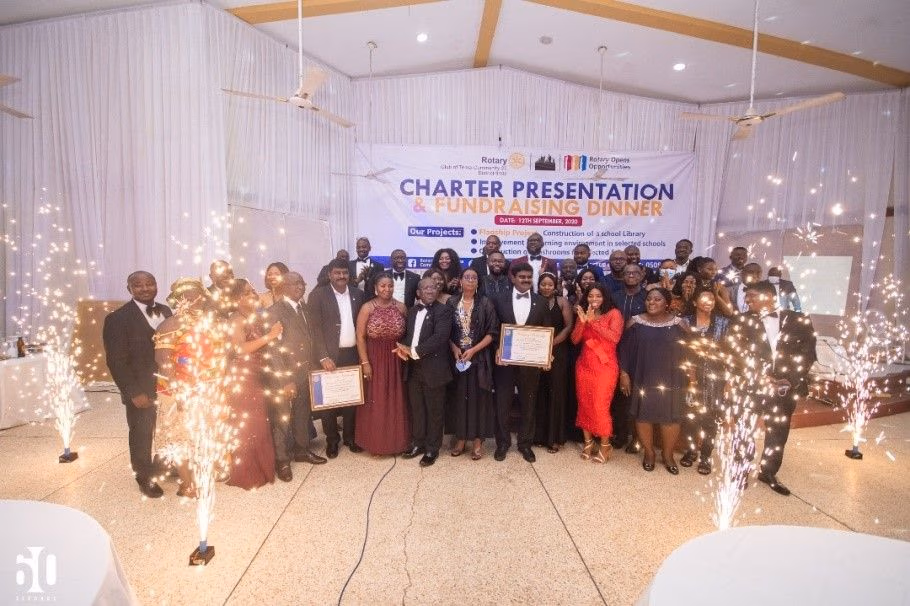 The Rotary Club of Tema-Community 25 holds charter and fundraising dinner