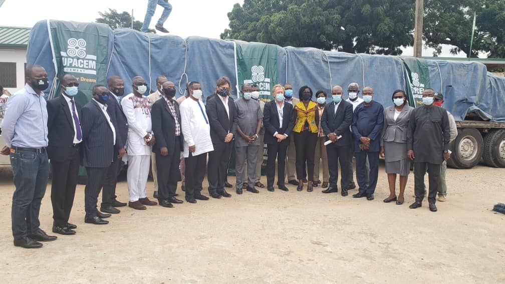 Continental Blue Investment donates free bags of cement to three government institutions