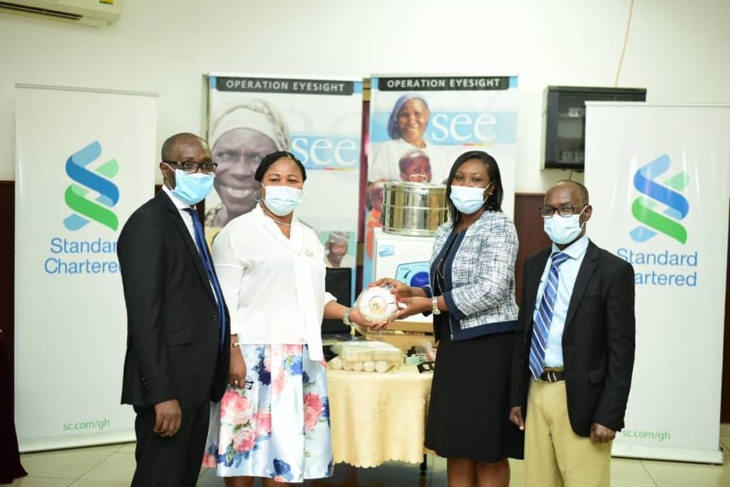 Standard Chartered Bank funds Korle-Bu Ophthalmic Nursing School