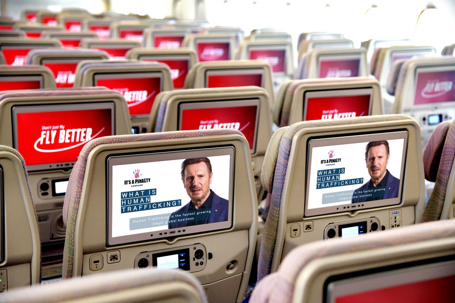 Emirates helps shine a spotlight on the issue of human trafficking