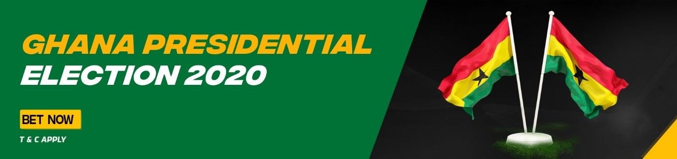 Ghana election 2020 – mybet.africa put out odds